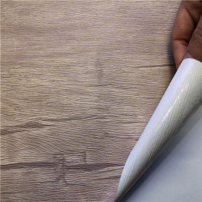 Waterproof Embossed Adhesive Backed Plastic Film PVC Wood Grain Adhesive Film