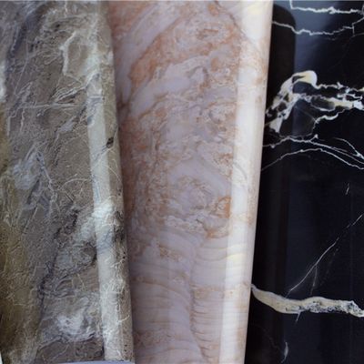 1400mm Width High Gloss PVC Film Roll For Vacuum Membrane Press MDF