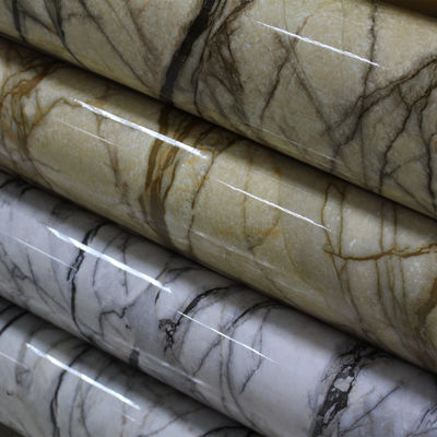 Decorative Marble PVC Film Marble Texture Wall Wardrobe Furniture Sticker