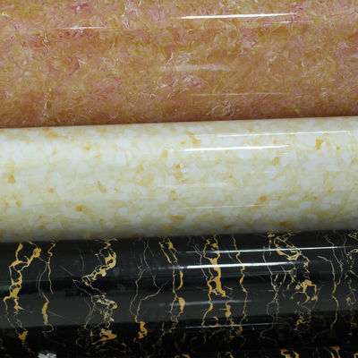 Durable Marble Look PVC Film For Interior Decoration